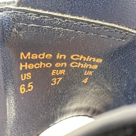 Aldo Blue Suede Maximoa Platform Faux Wood Block Heels Size 6.5 Women's - Picture 2 of 8